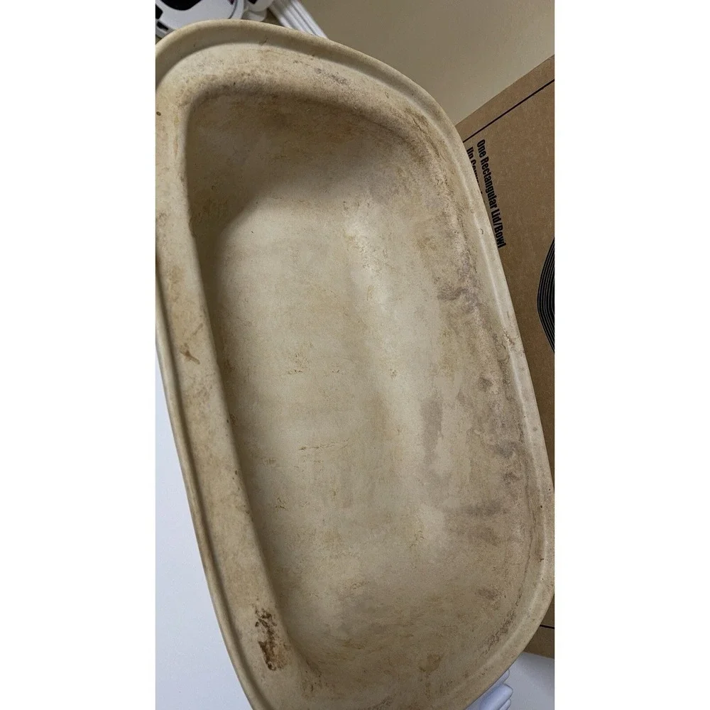 Pampered Chef Family Heritage Stoneware Rectangular Baker #1435 w/ Box‎